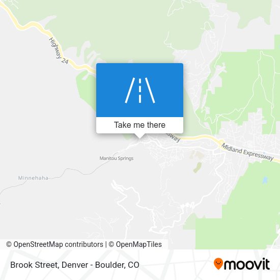 Mapa de Brook Street
