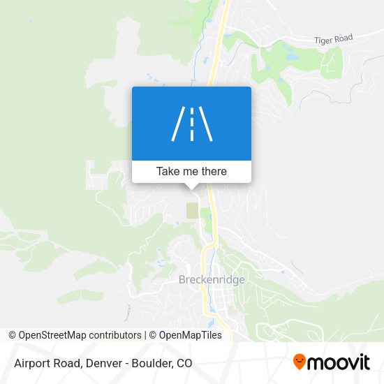 Airport Road map