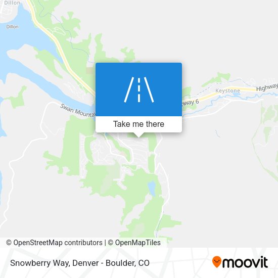 Snowberry Way map