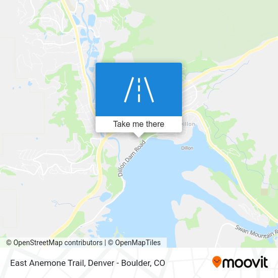 Mapa de East Anemone Trail