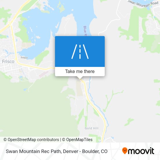 Swan Mountain Rec Path map