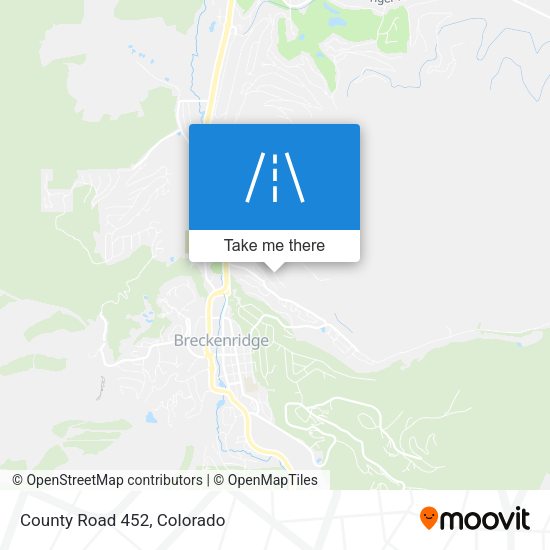 County Road 452 map