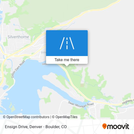 Ensign Drive map