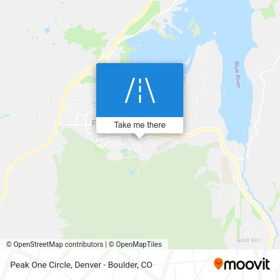 Mapa de Peak One Circle