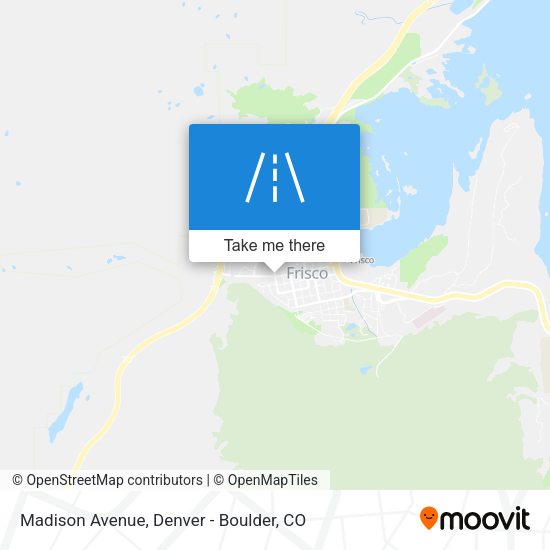 Madison Avenue map