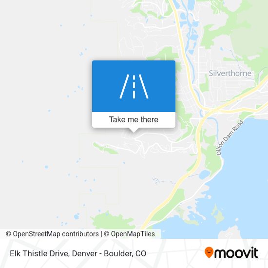 Elk Thistle Drive map