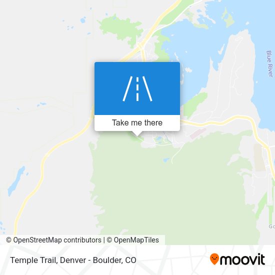Temple Trail map