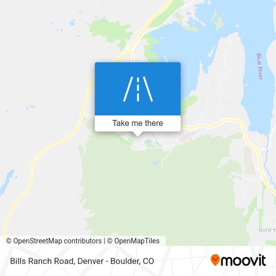 Mapa de Bills Ranch Road