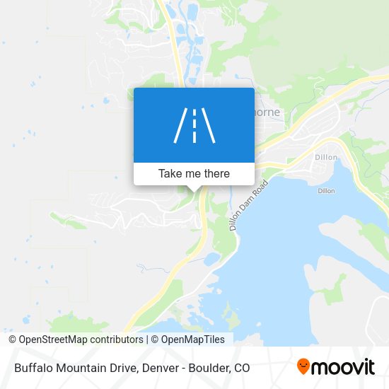 Mapa de Buffalo Mountain Drive