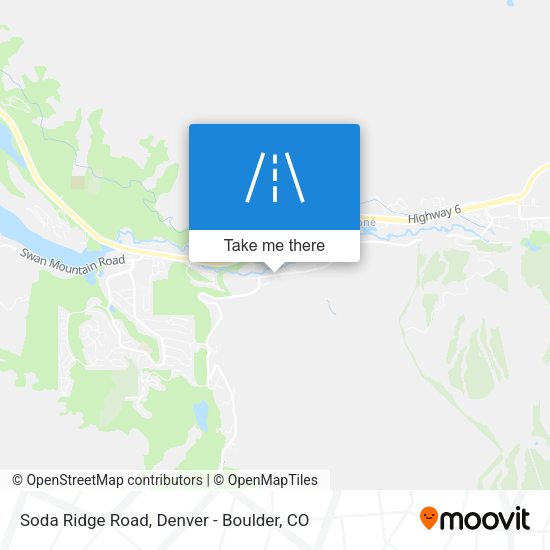 Mapa de Soda Ridge Road