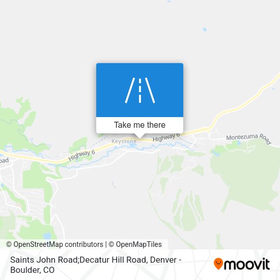 Saints John Road;Decatur Hill Road map