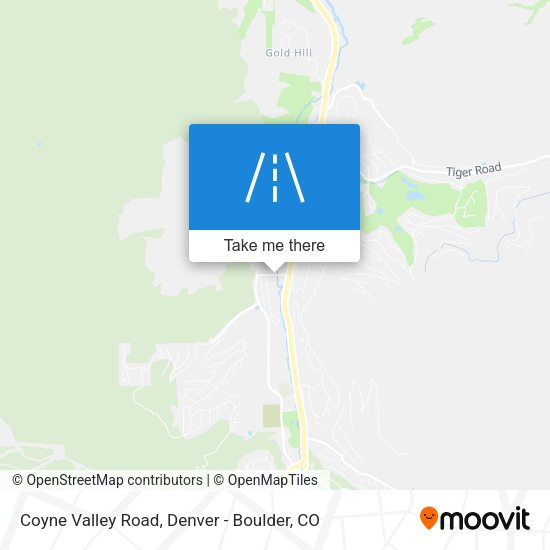 Coyne Valley Road map
