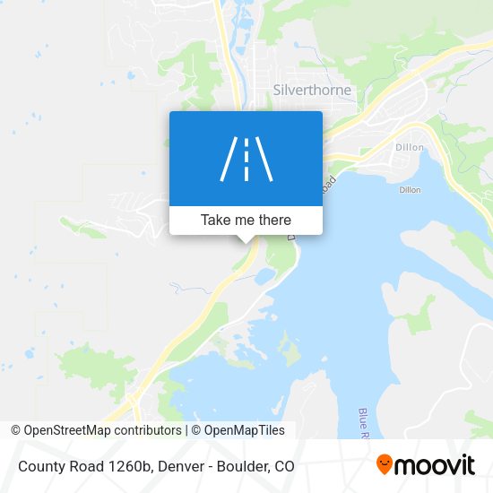 County Road 1260b map