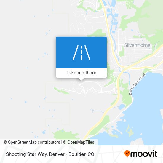 Shooting Star Way map