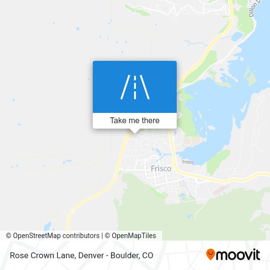 Rose Crown Lane map