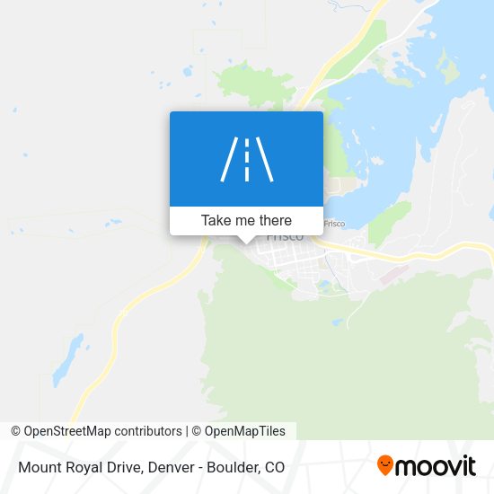 Mount Royal Drive map
