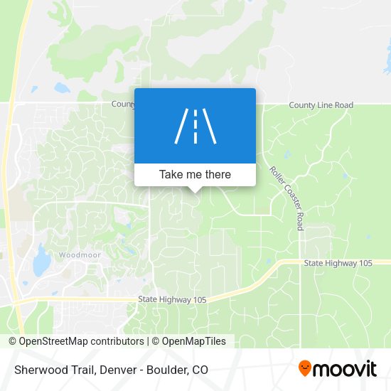Sherwood Trail map