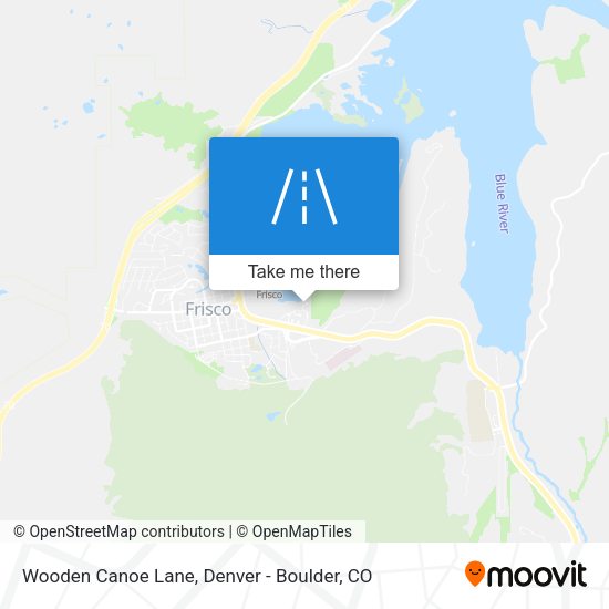 Wooden Canoe Lane map