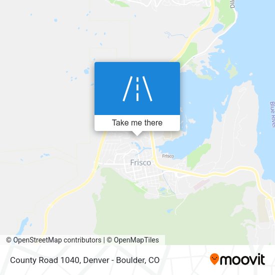 Mapa de County Road 1040