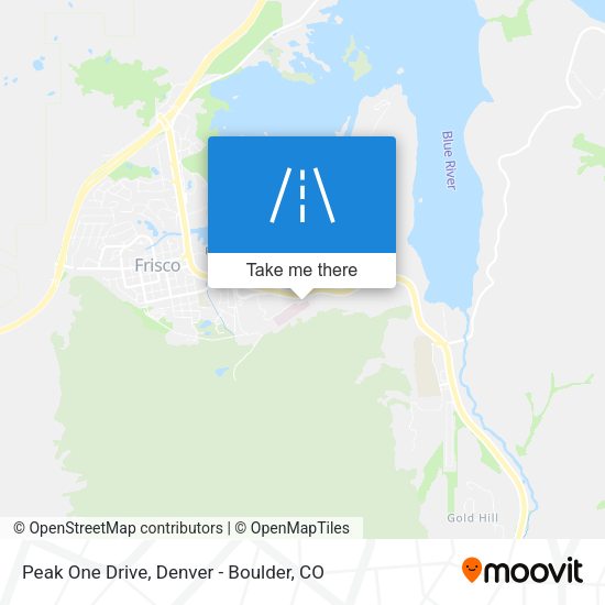 Peak One Drive map