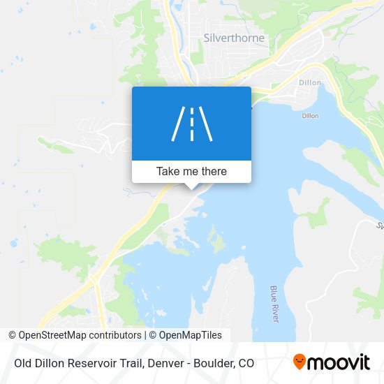 Mapa de Old Dillon Reservoir Trail
