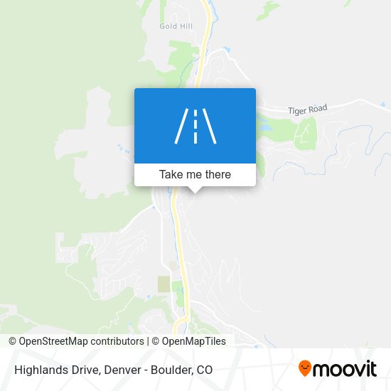 Mapa de Highlands Drive