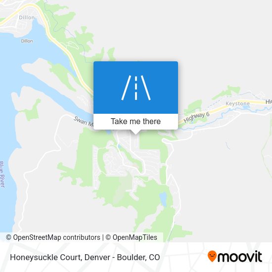 Honeysuckle Court map