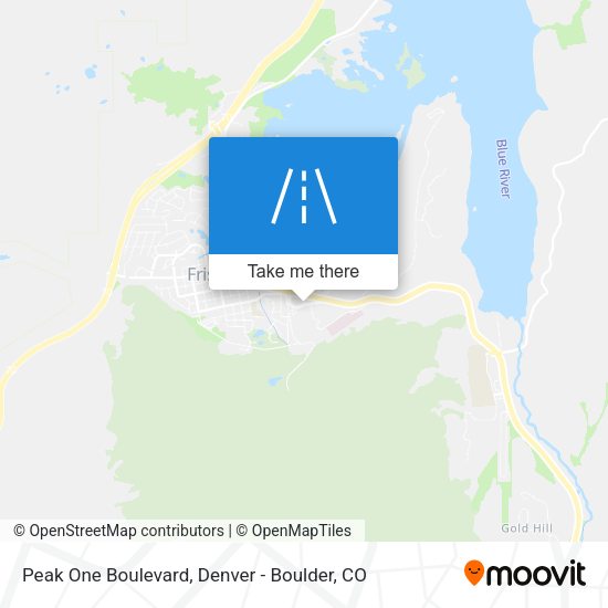 Mapa de Peak One Boulevard
