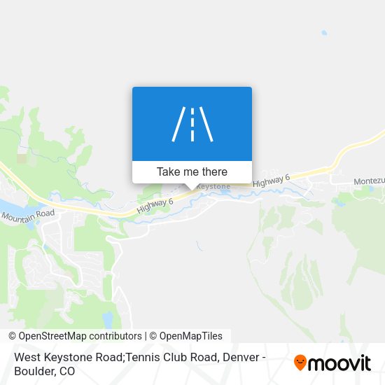 Mapa de West Keystone Road;Tennis Club Road