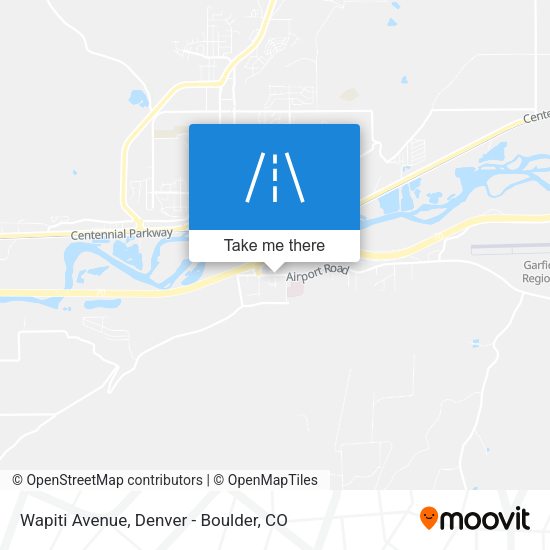 Mapa de Wapiti Avenue