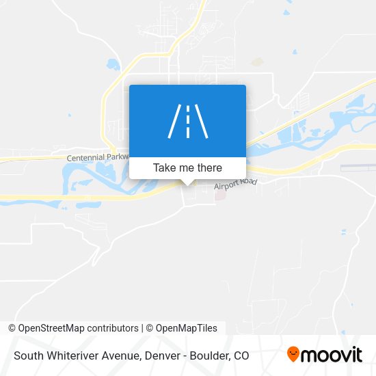 South Whiteriver Avenue map