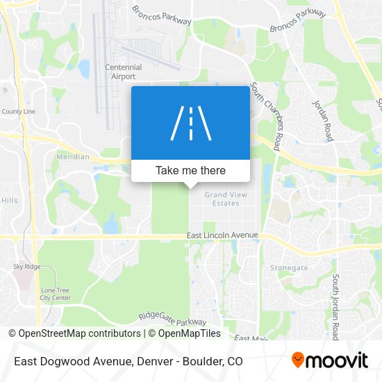 East Dogwood Avenue map