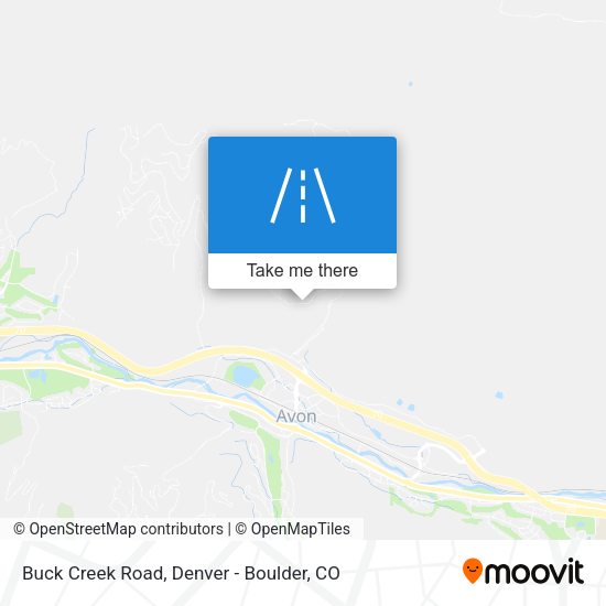 Buck Creek Road map