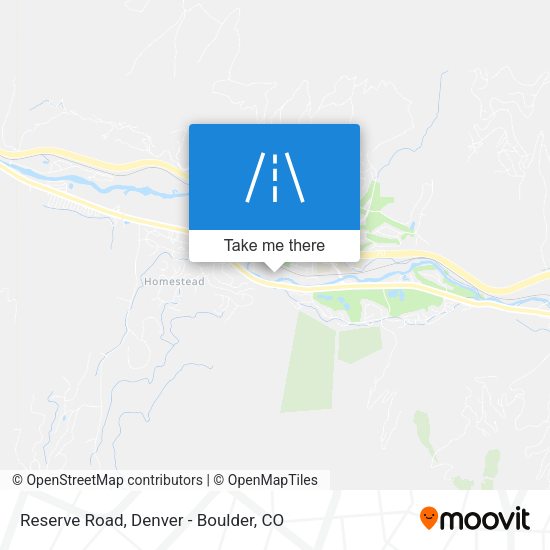 Mapa de Reserve Road