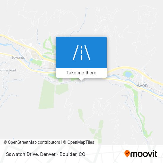 Sawatch Drive map