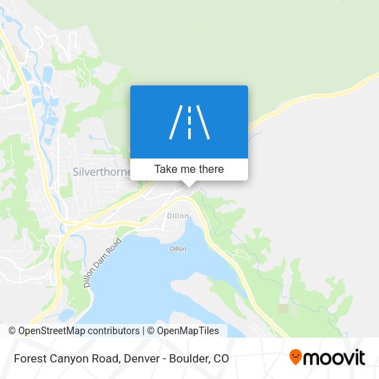 Forest Canyon Road map