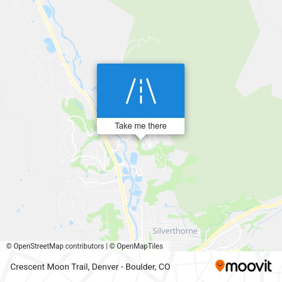 Mapa de Crescent Moon Trail