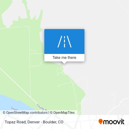 Mapa de Topaz Road