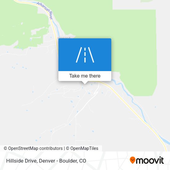 Hillside Drive map