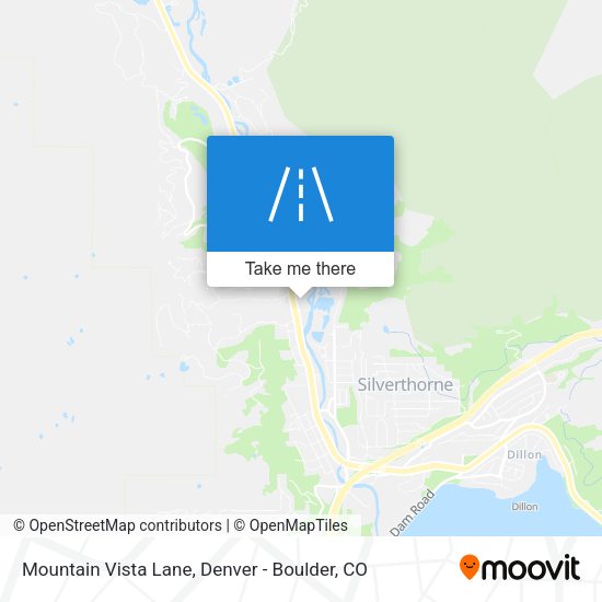 Mountain Vista Lane map