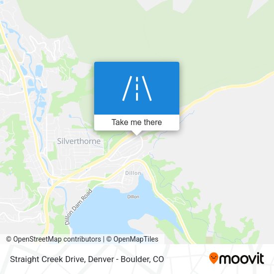 Straight Creek Drive map