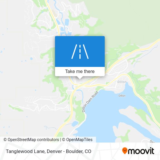 Tanglewood Lane map