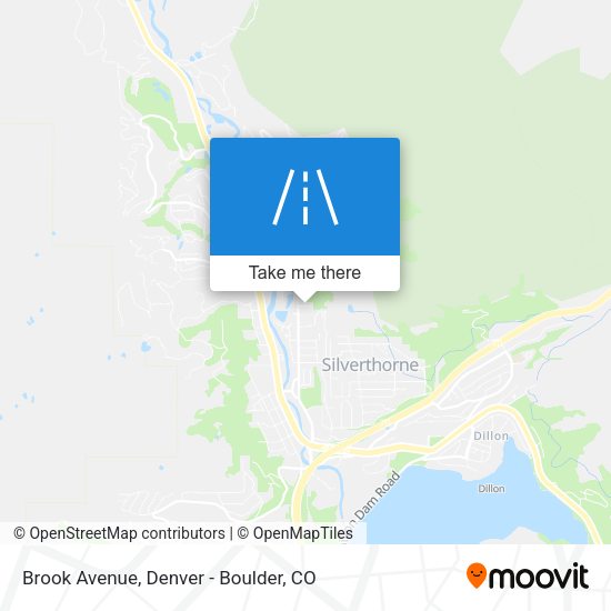 Brook Avenue map