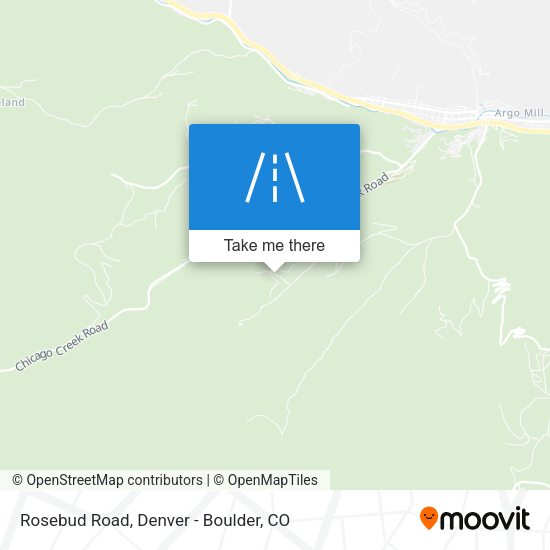 Rosebud Road map