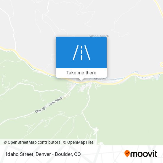 Idaho Street map