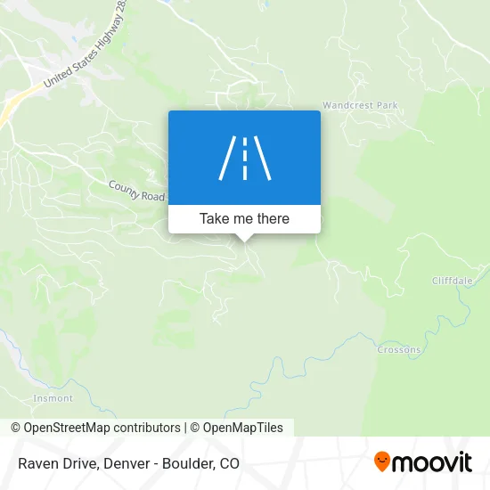 Raven Drive map