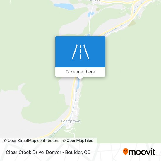 Mapa de Clear Creek Drive