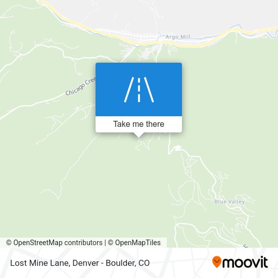Lost Mine Lane map