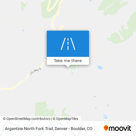 Argentine North Fork Trail map