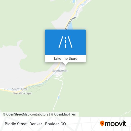 Biddle Street map